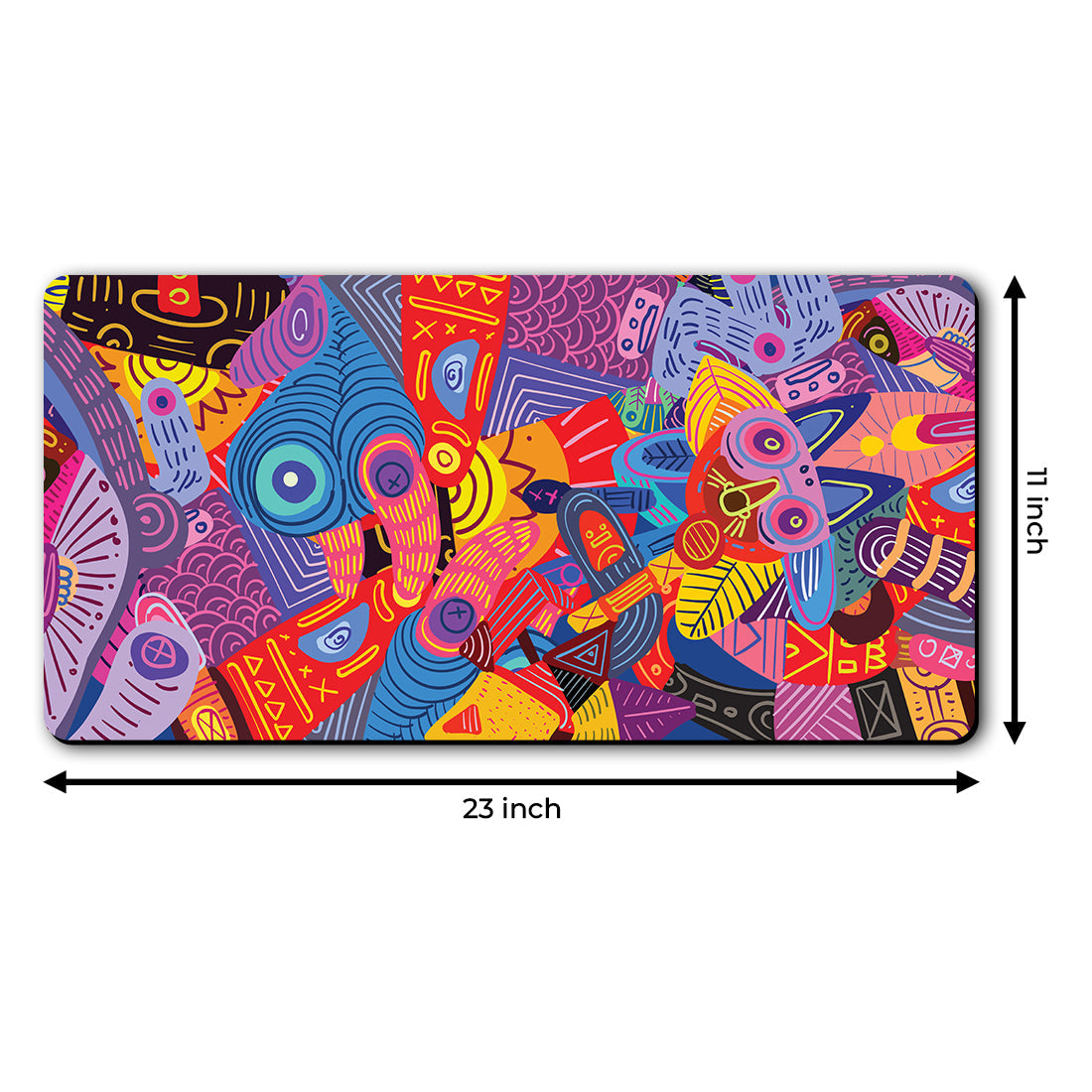 Color Splash Desk Mat