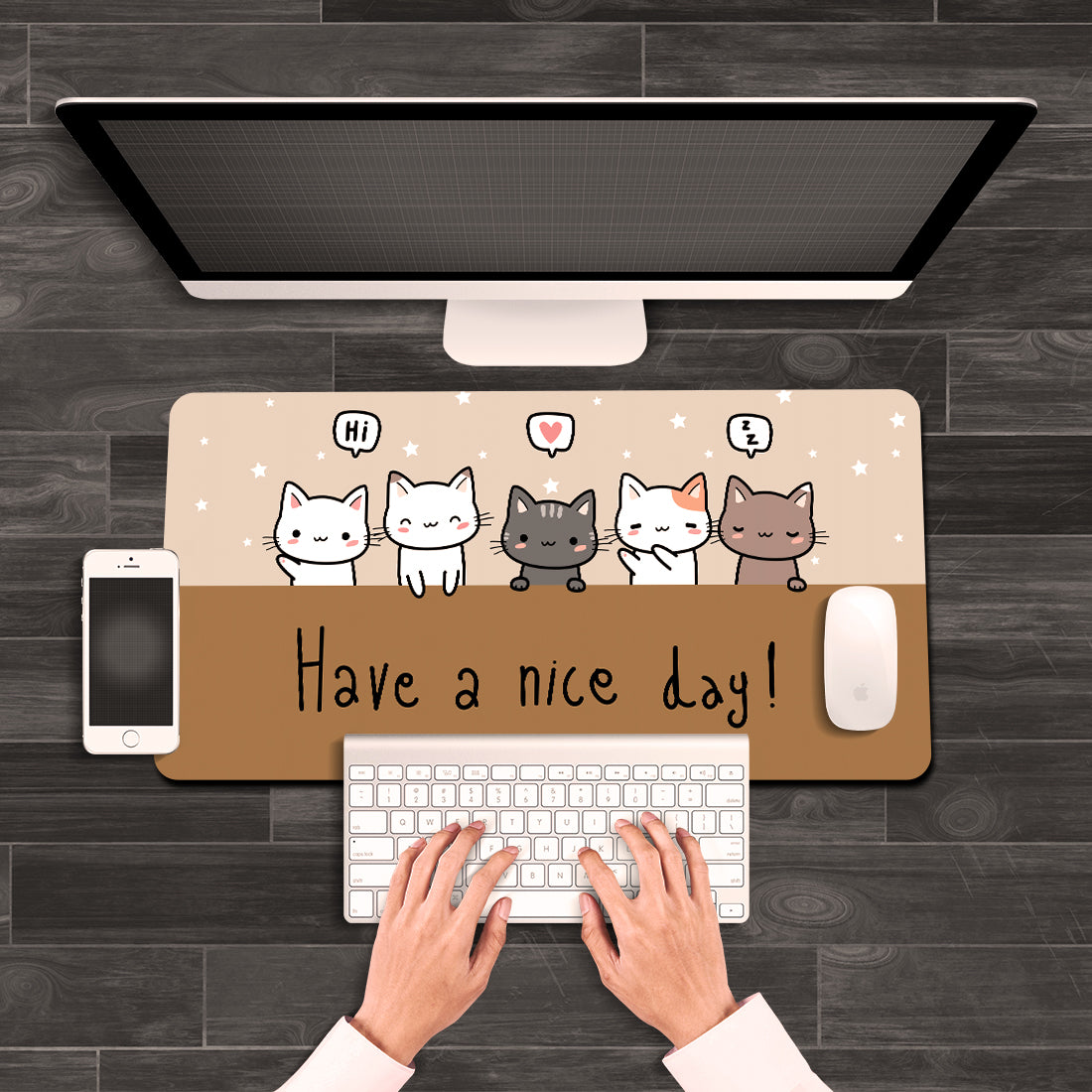 Have a Nice Day Desk Mat