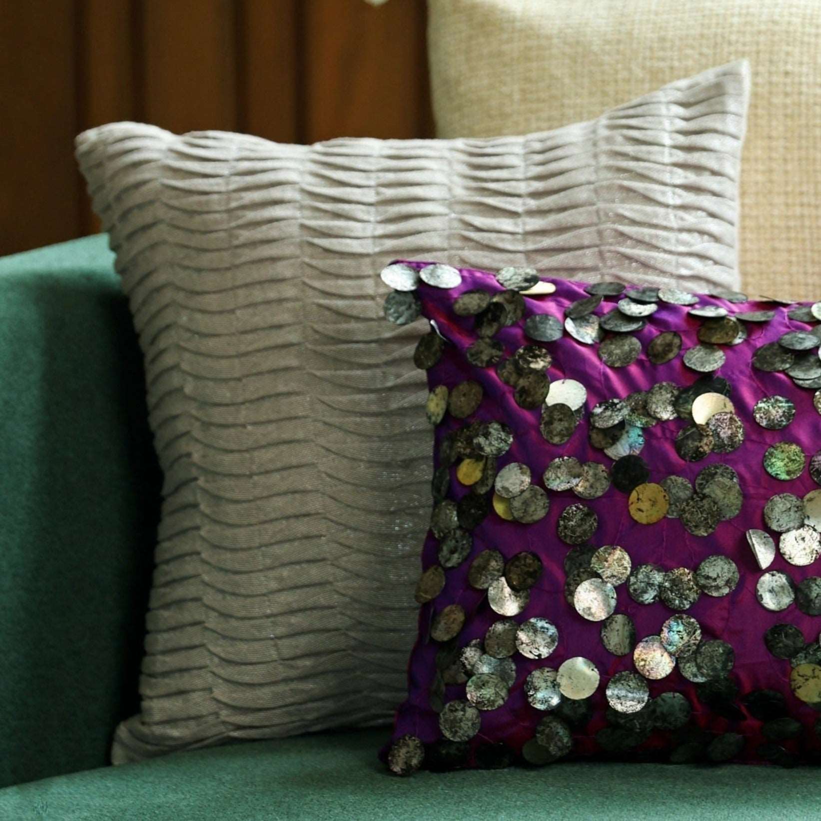 Chamak Cushion Cover