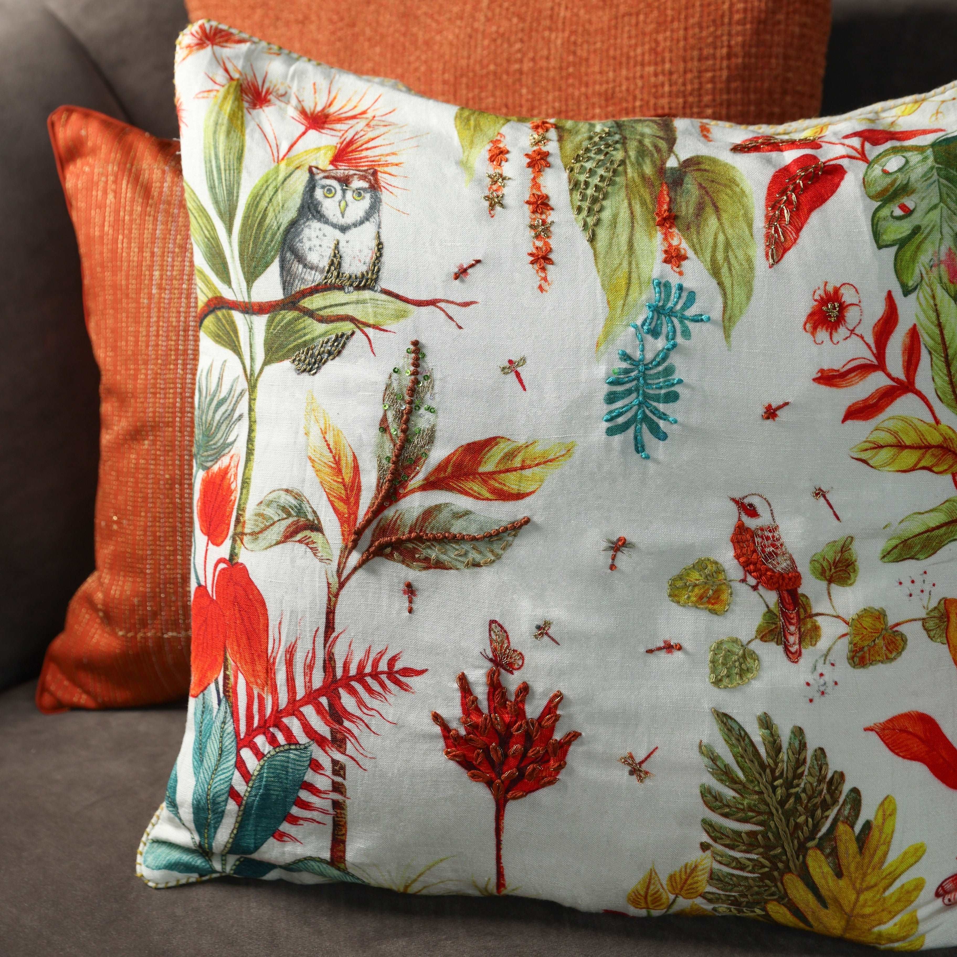 Bagicha Hand embroidered Cushion