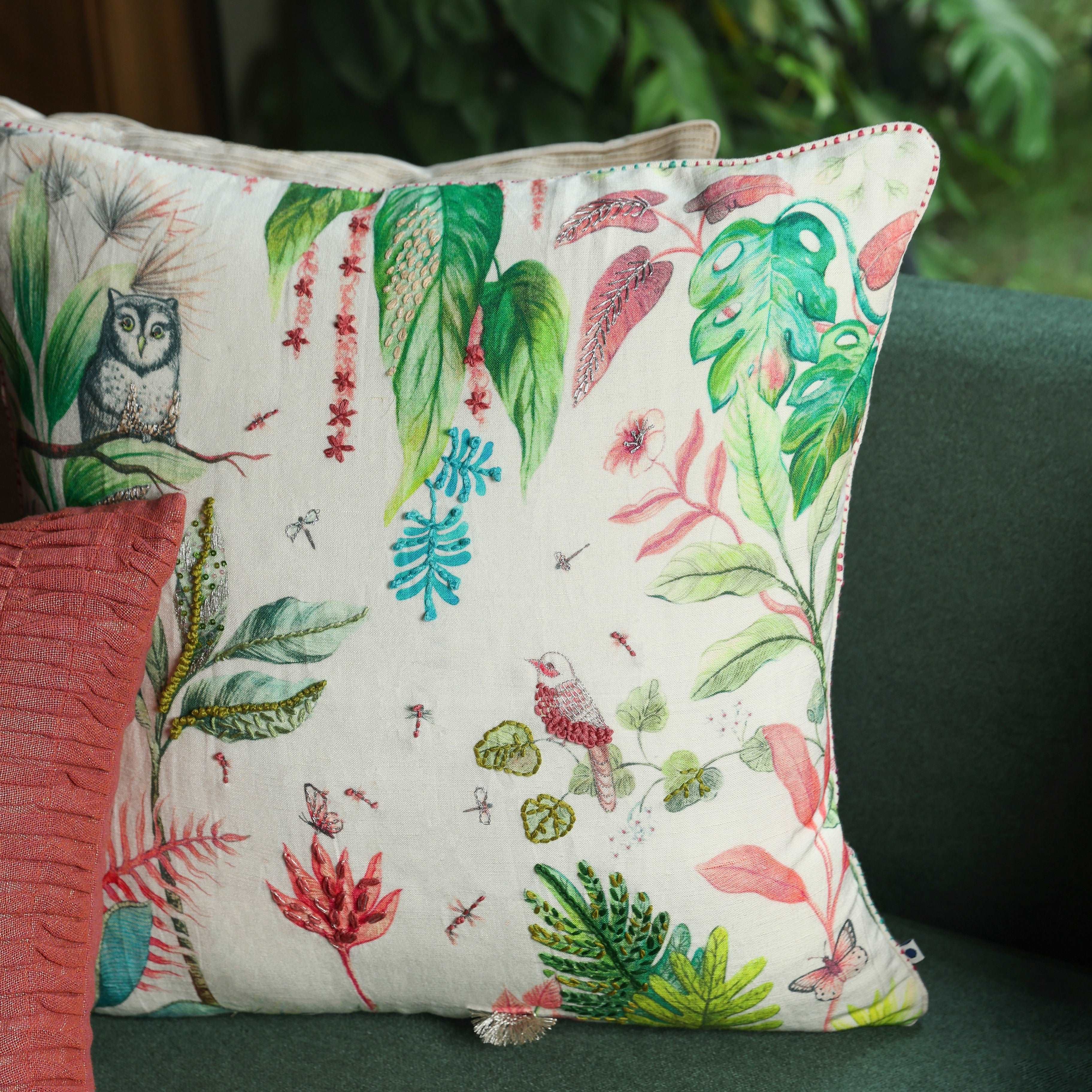 Bagicha Hand embroidered Cushion