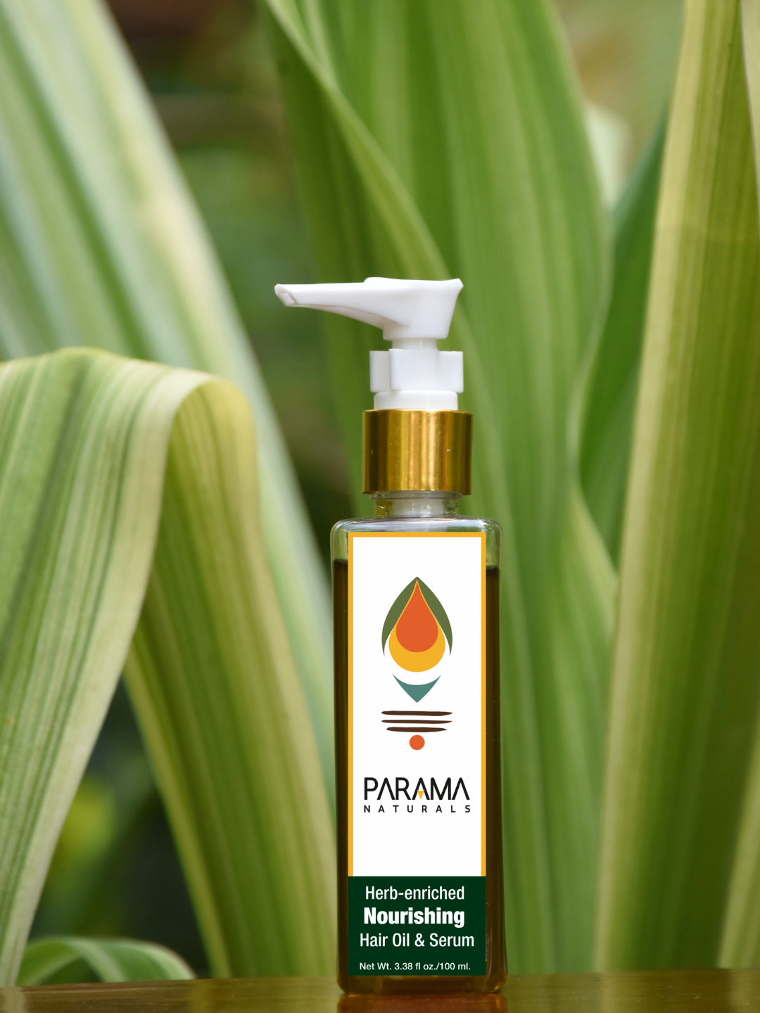 Parama Naturals Herb-enriched Nourishing Hair Oil & Serum, Hair Oil, Hair Serum, Frizzy Hair, Scalp. Dry Damaged Hair, Hair Fall Control Serum