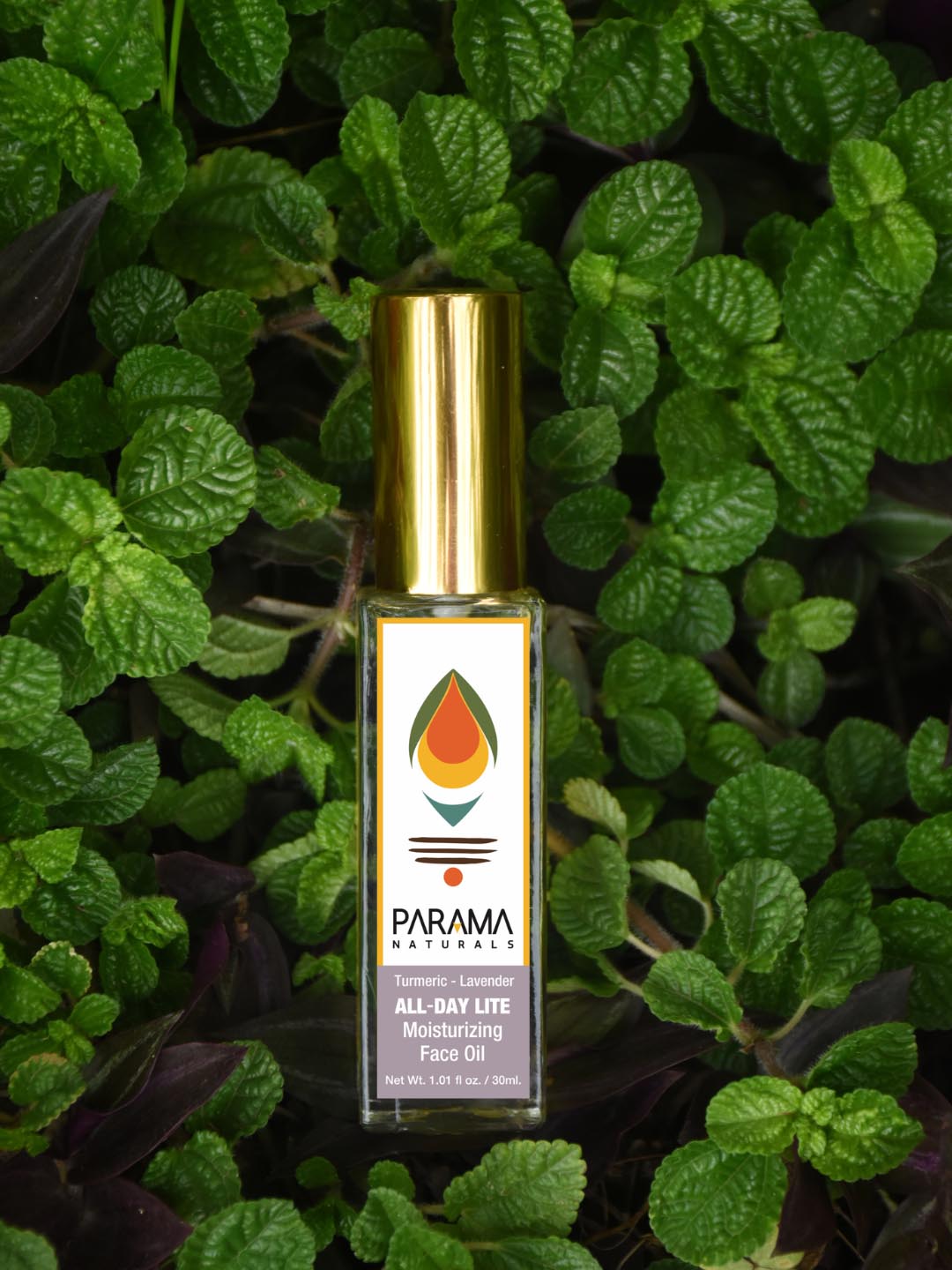 Parama Naturals All Day Lite face Oil Face Serum Face Moisturizer Lavender Oil, Sesame oil, Turmeric Oil, almond Oil Moisturizer, radiance facial oil & skin brightening day serum for sensitive skin, oily skin, combination skin, dry skin with anti-oxidant turmerones 1.2% and vitamin-rich turmeric oil, mood-uplifting Himalayan Lavender Oil, for anti-aging, lavender oil and natural sun protection, trial, travel kit.