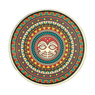 Elevate your drink presentation with the HARI KOA Maori Mandala Big Coaster set, crafted from high-quality laminated wood. These round coasters, featuring stunning Maori Mandal Art, provide both style and functionality, offering protection for your tables from hot utensils and a serene touch to your decor.