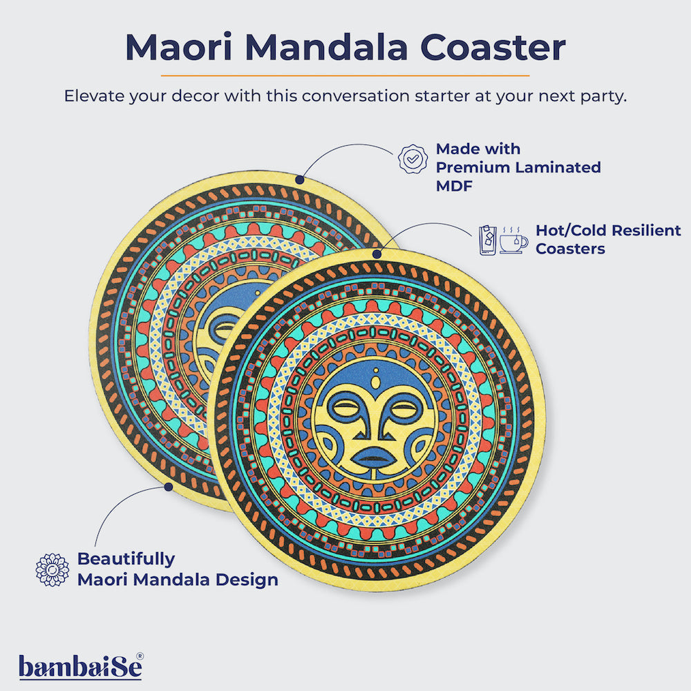 Maori Mandala Table coaster - Hot and cold coaster