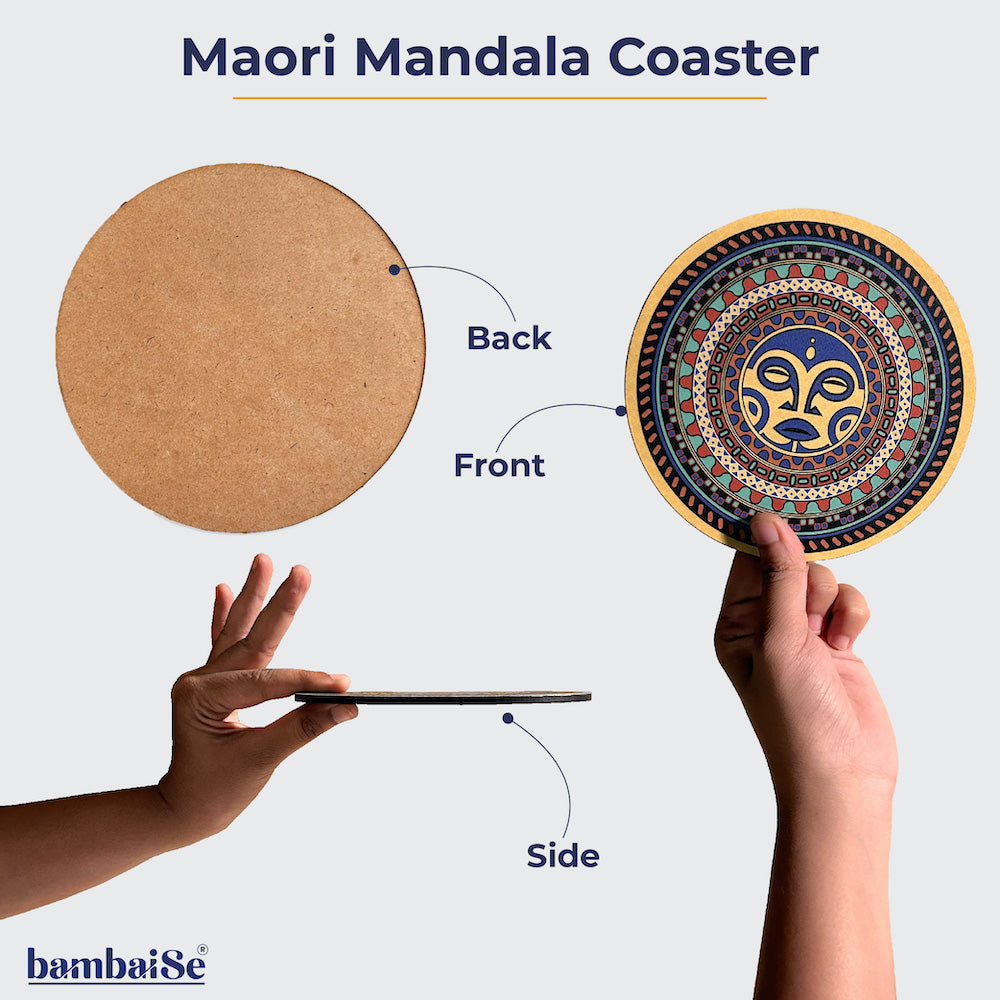 bambaise Artist‰Ûªs maori coaster
