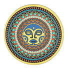 Introducing the MAIA Maori Mandala Big Coaster set ‰ÛÒ an artful solution for your table protection needs. Crafted from high-quality laminated wood and adorned with intricate Maori Mandal Art, these round coasters bring a touch of chaotic serenity while providing practicality for ice-cold drinks and hot utensils.