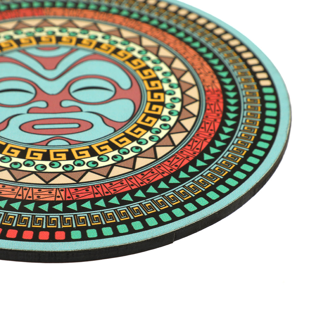 Artistic Maori Mandala Coasters - Set of 4, Premium MDF, Beautiful Lamination
