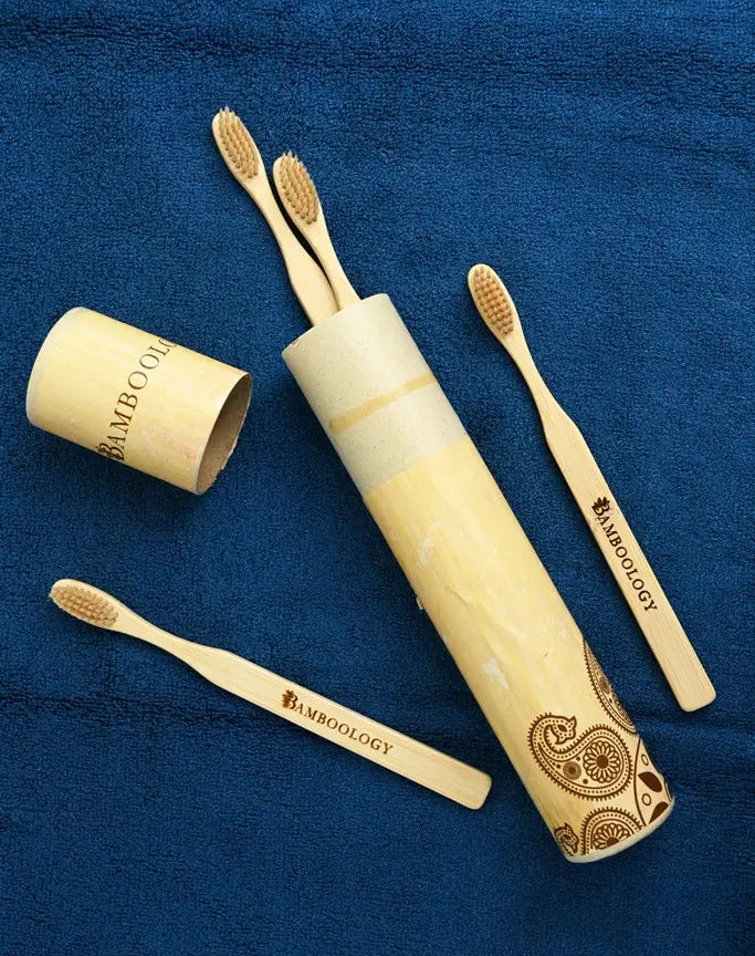 Bamboo Toothbrush & Face Towel