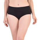 Antibacterial women's bamboo fabric innerwear Black Panty