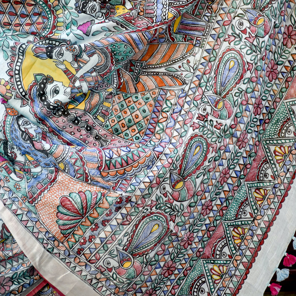 Holi Linens Buy Madhubani