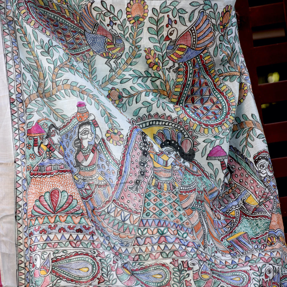 Holi Linens Buy Madhubani