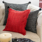Monochrome Loom Delight Cushion