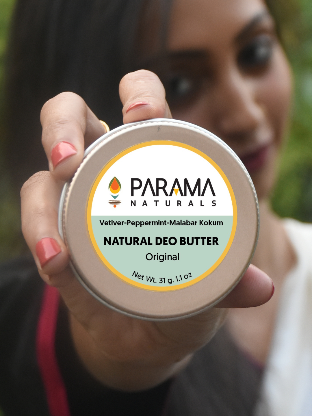 Parama Naturals Deo Butter, Natural Deo, Odor Control, Foot Butter, Underarms Deo, Original Deo, Chemical Free, Alcohol Free, 100% Natural, Long Lasting, Kokum Butter