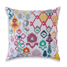 Ikat Embroidery Cushion Cover