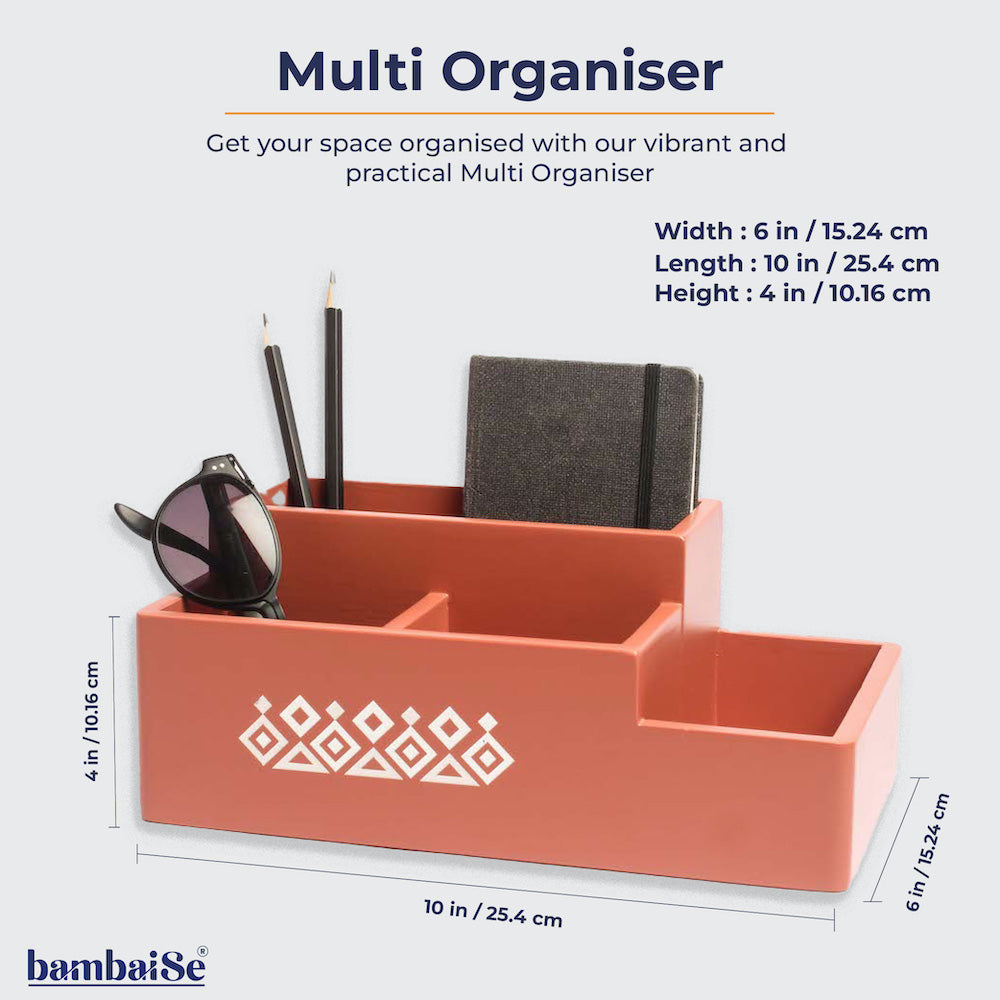 Get Organized with the Amber Orange Multi Organizer