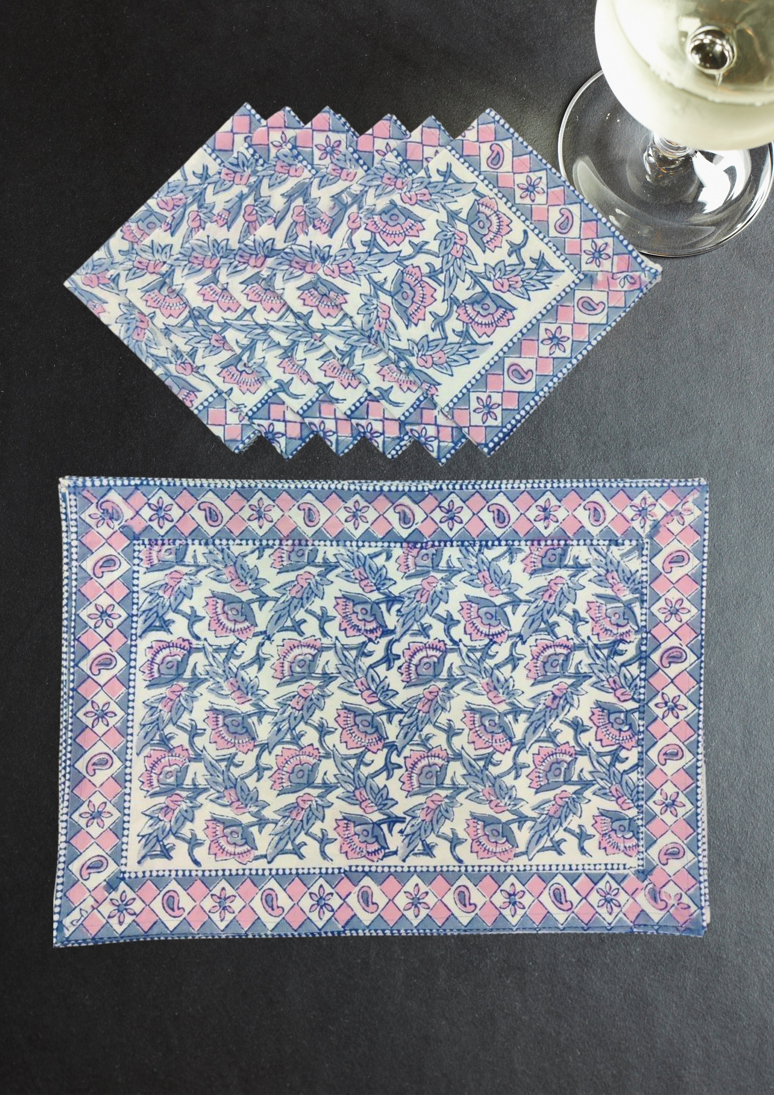 Qaushey Canvas Cotton Table Mats