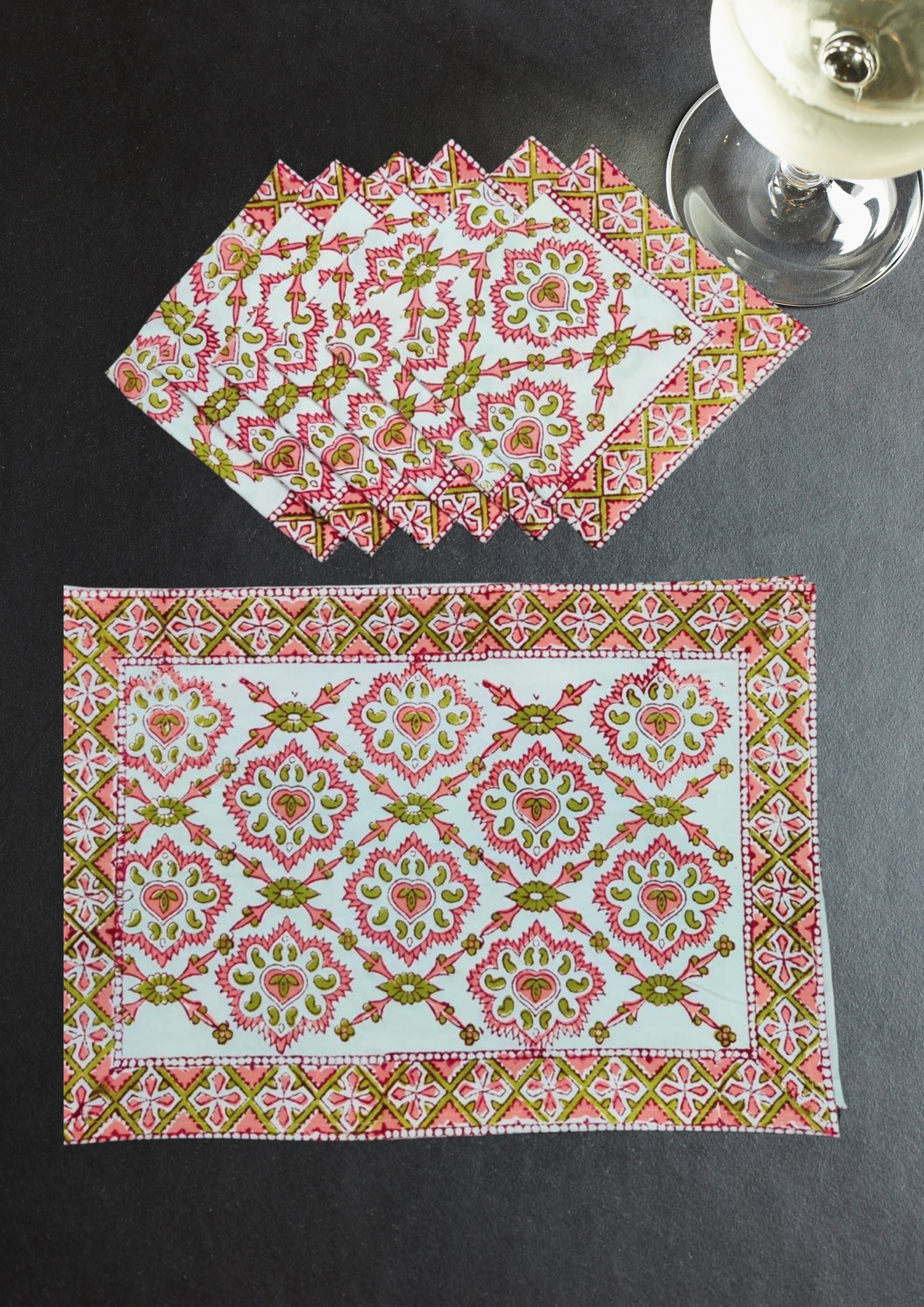 Qaushey Canvas Cotton Table Mats