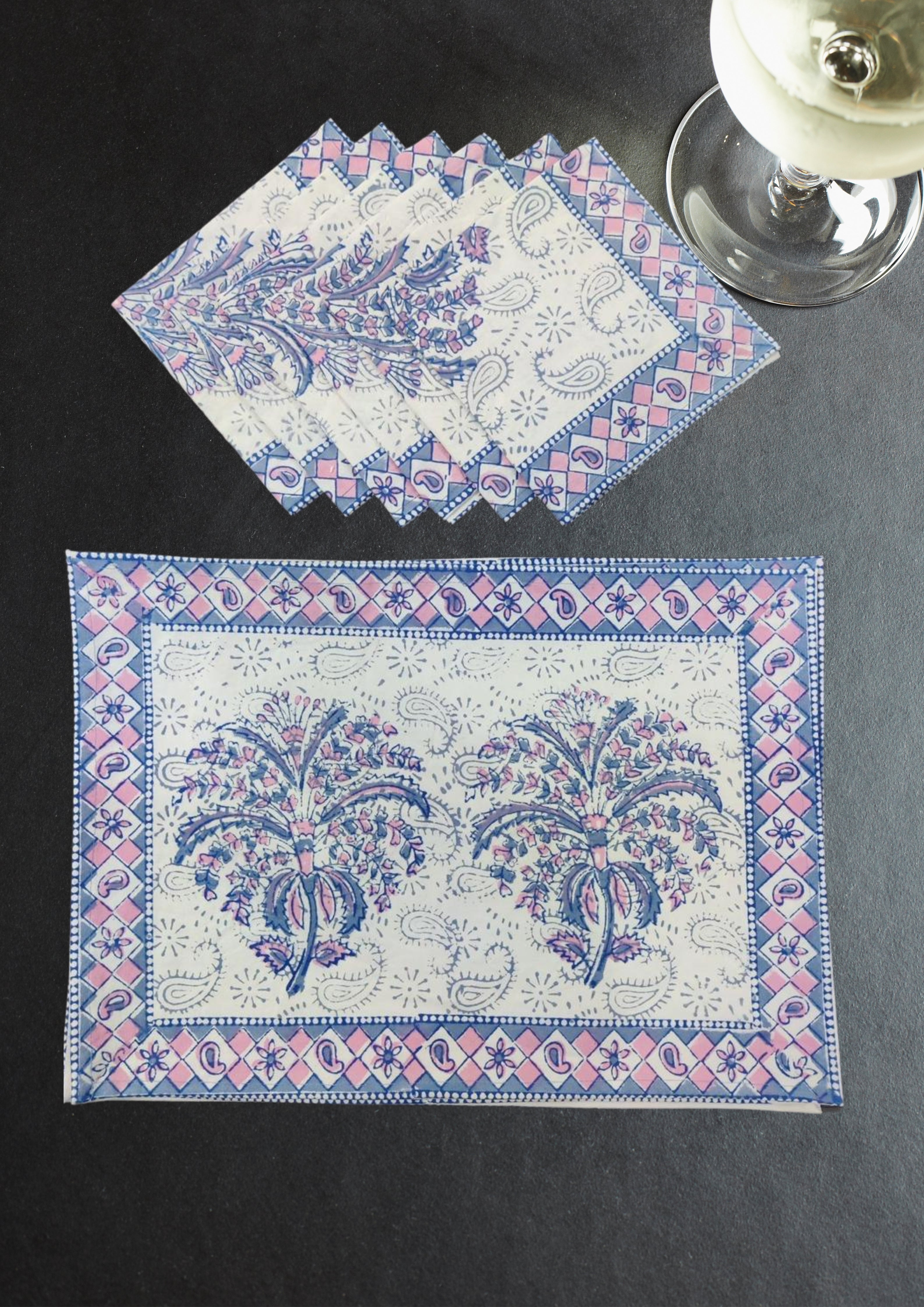 Qaushey Canvas Cotton Table Mats