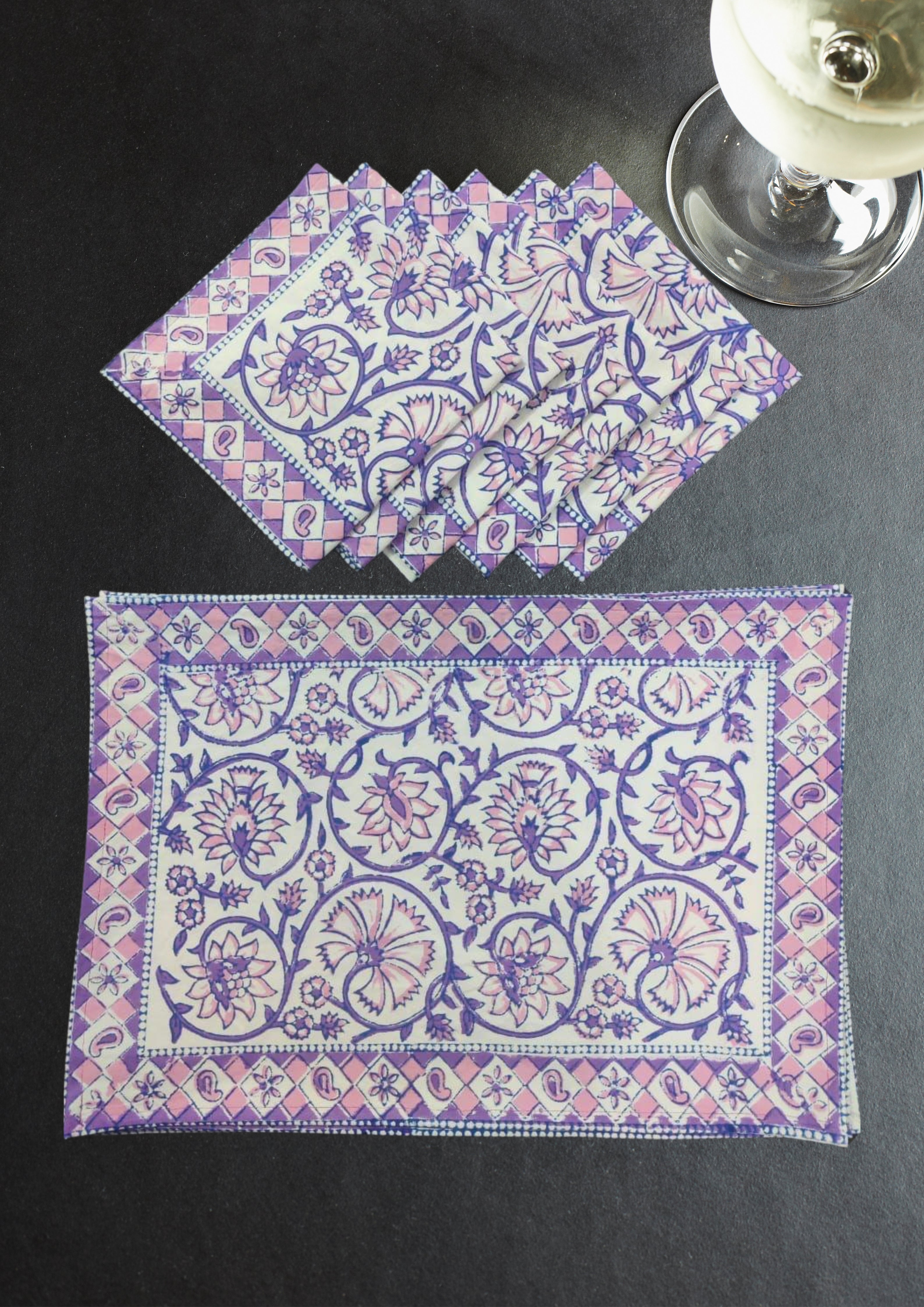 Qaushey Canvas Cotton Table Mats