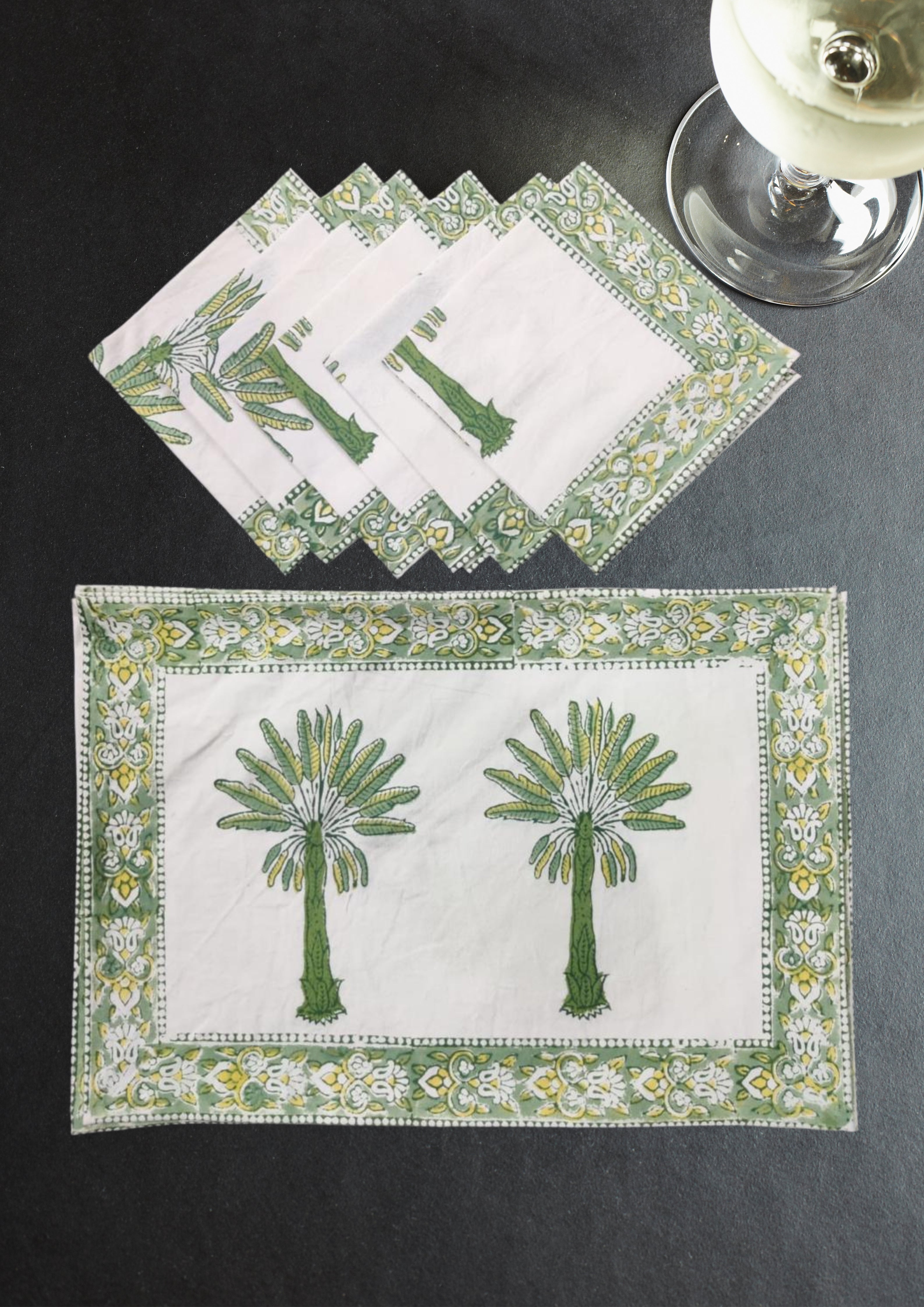 Qaushey Canvas Cotton Table Mats