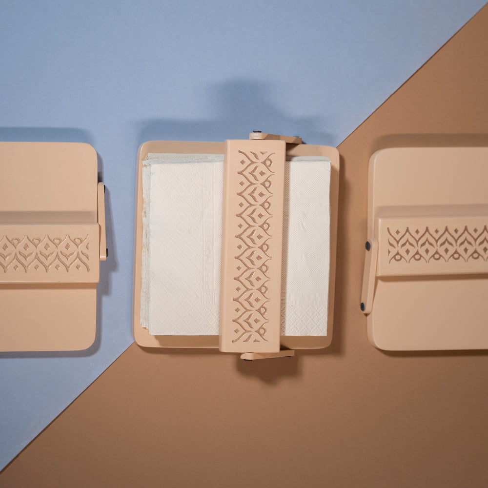 Buy now beautiful Tissue tray - venilla beige tissue tray