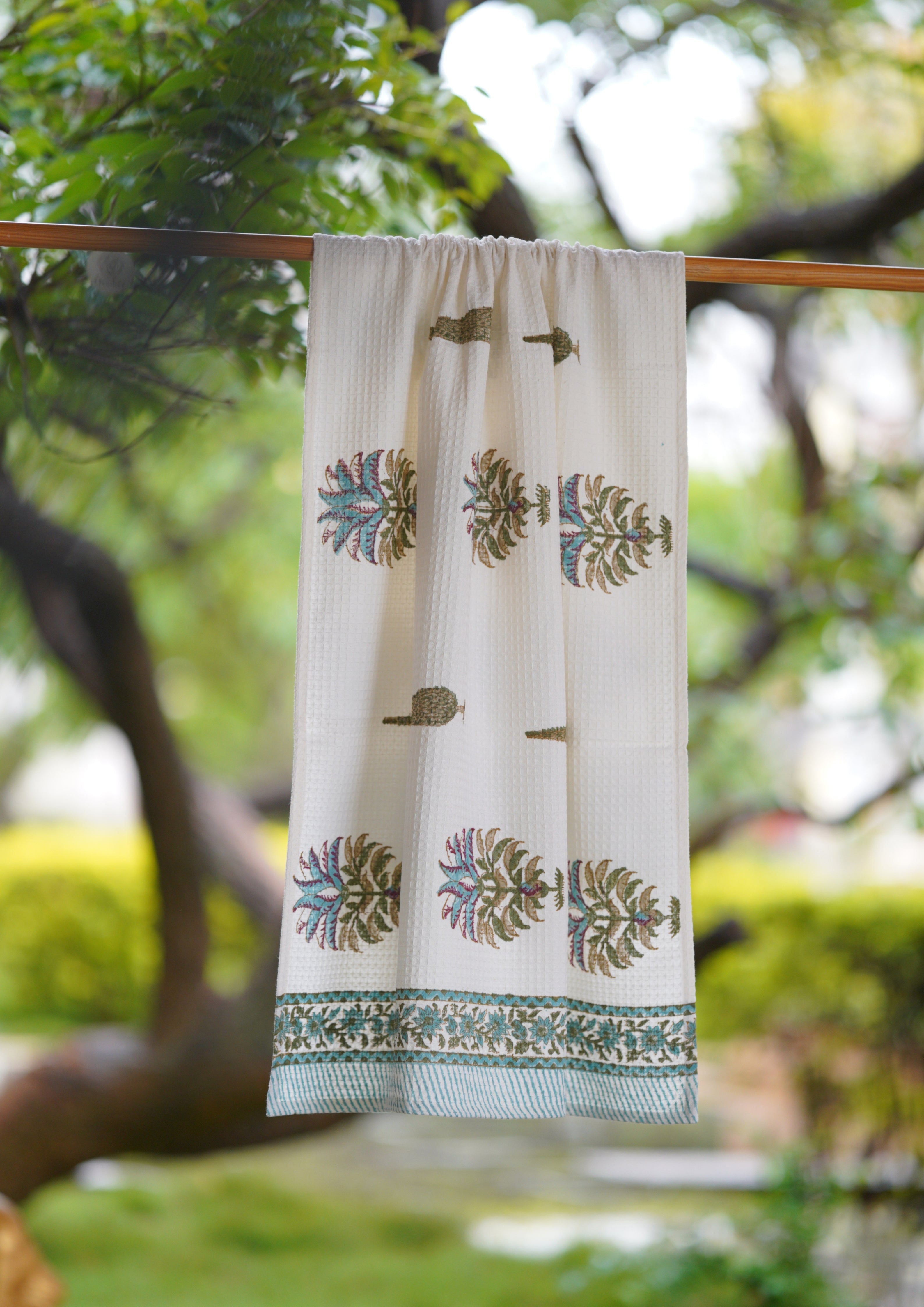 Qaushey Waffle Cotton Towels