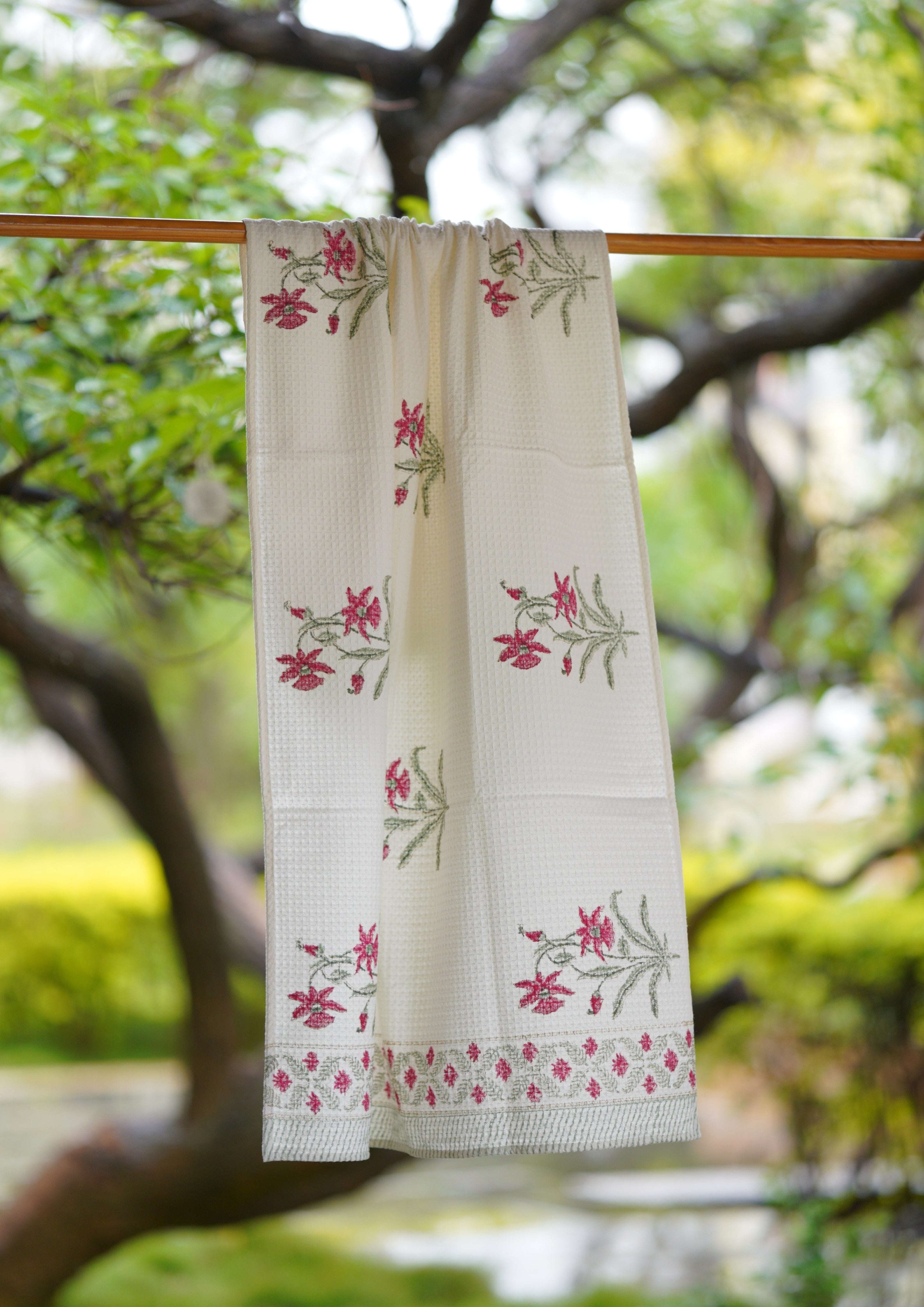 Qaushey Waffle Cotton Towels