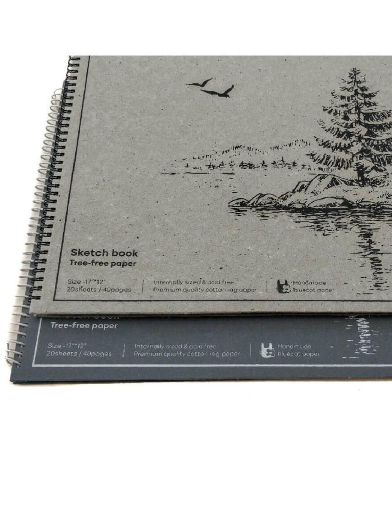 Sketch book - Tree Free Handmade Paper Artist Artbook - 14*11