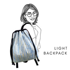 reCharkha Upcycled Handwoven Light Backpack Presentation