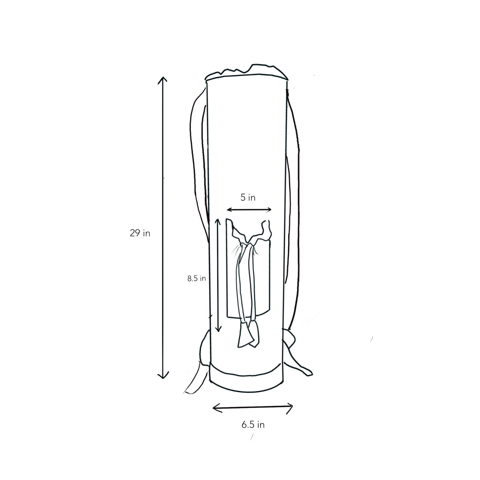 upcycled handwoven yoga mat bag impact