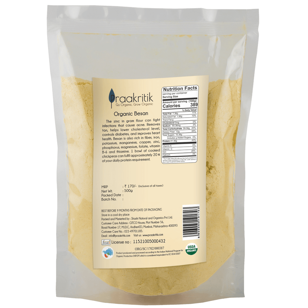 Besan 500g - Organic - Our Better Planet