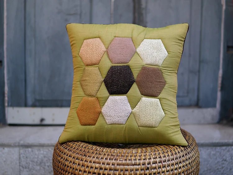 Bihart Cotton Sujani Cushion - Our Better Planet