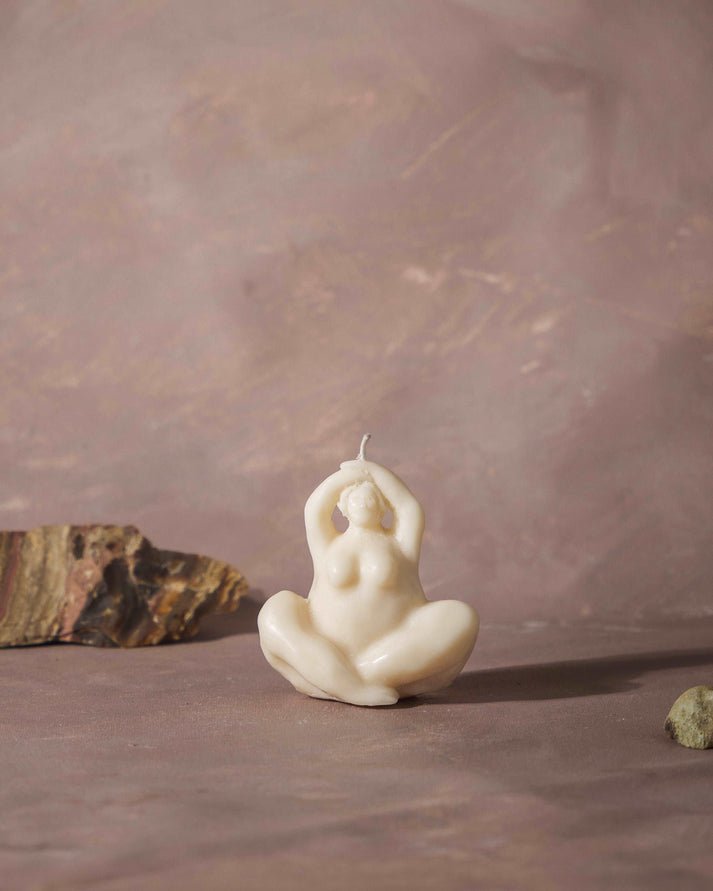 Body Positive Yoga Lady Candle - Our Better Planet