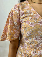 Champa Button Down Cotton Dress - Our Better Planet