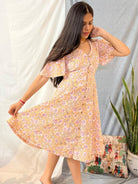 Champa Button Down Cotton Dress - Our Better Planet