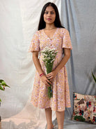 Champa Button Down Cotton Dress - Our Better Planet