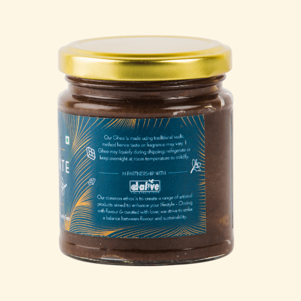 Chocolate Ghee Spread With Madagascar Vanilla 200 ml - Our Better Planet