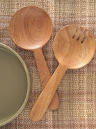 Courtyard Agaja Salad Ladle Set - Our Better Planet