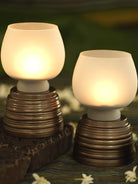 Courtyard Courtyard Shantiniketan T Light -Set of 2 - Our Better Planet