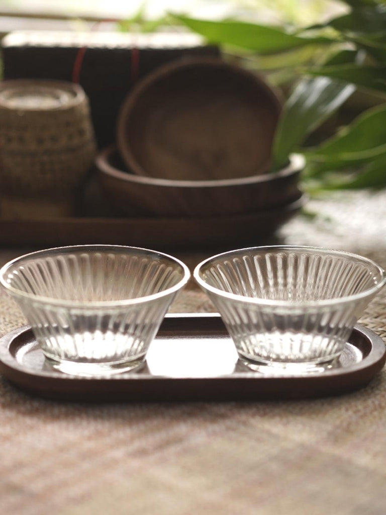 Courtyard Majuli Condiment Set On Tray - Our Better Planet