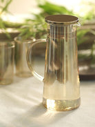 Courtyard Majuli Gilded Water Jug With Filter Lid - Our Better Planet