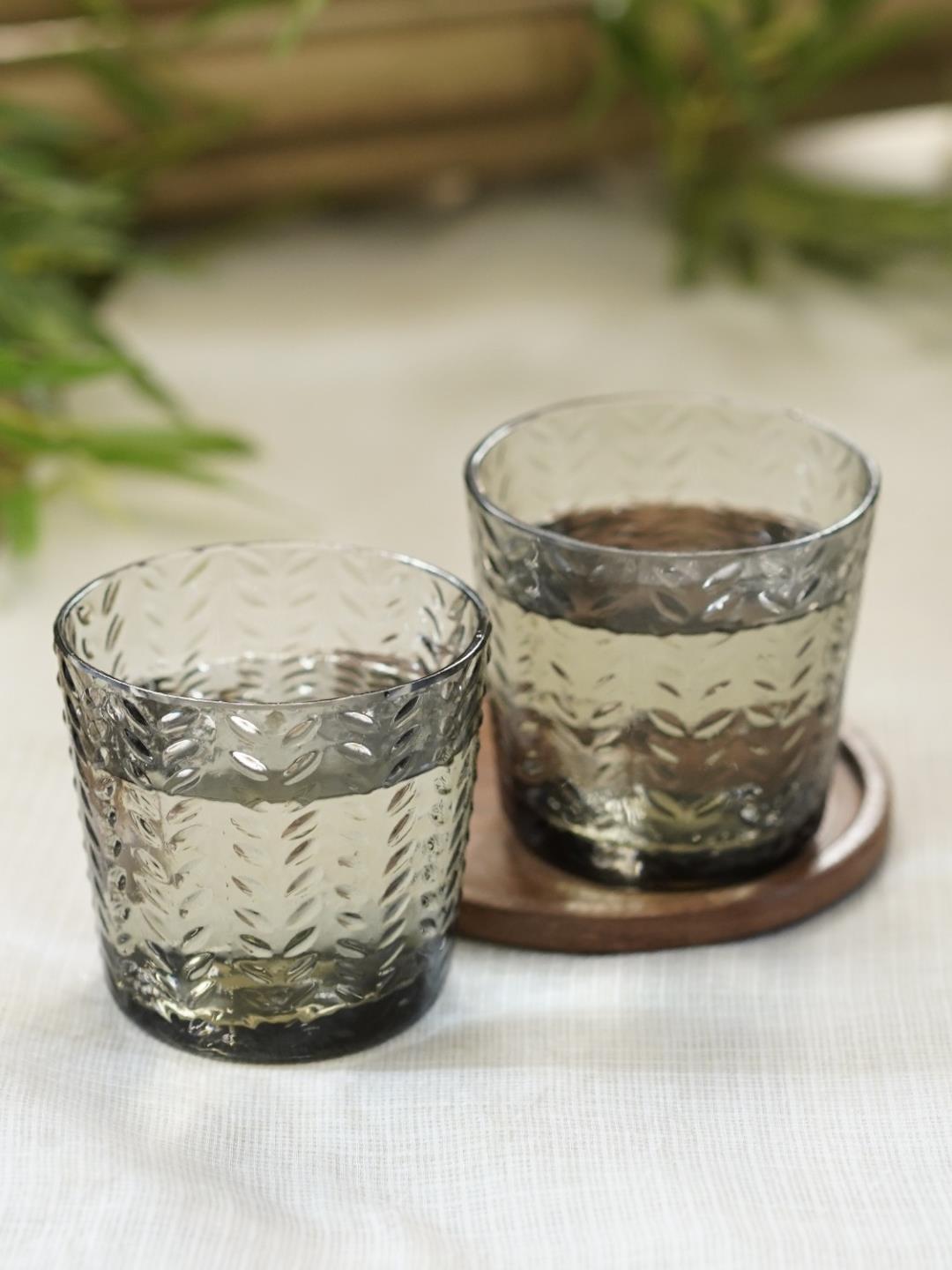 Courtyard Majuli Juice Short Glasses Set of 2 - Our Better Planet