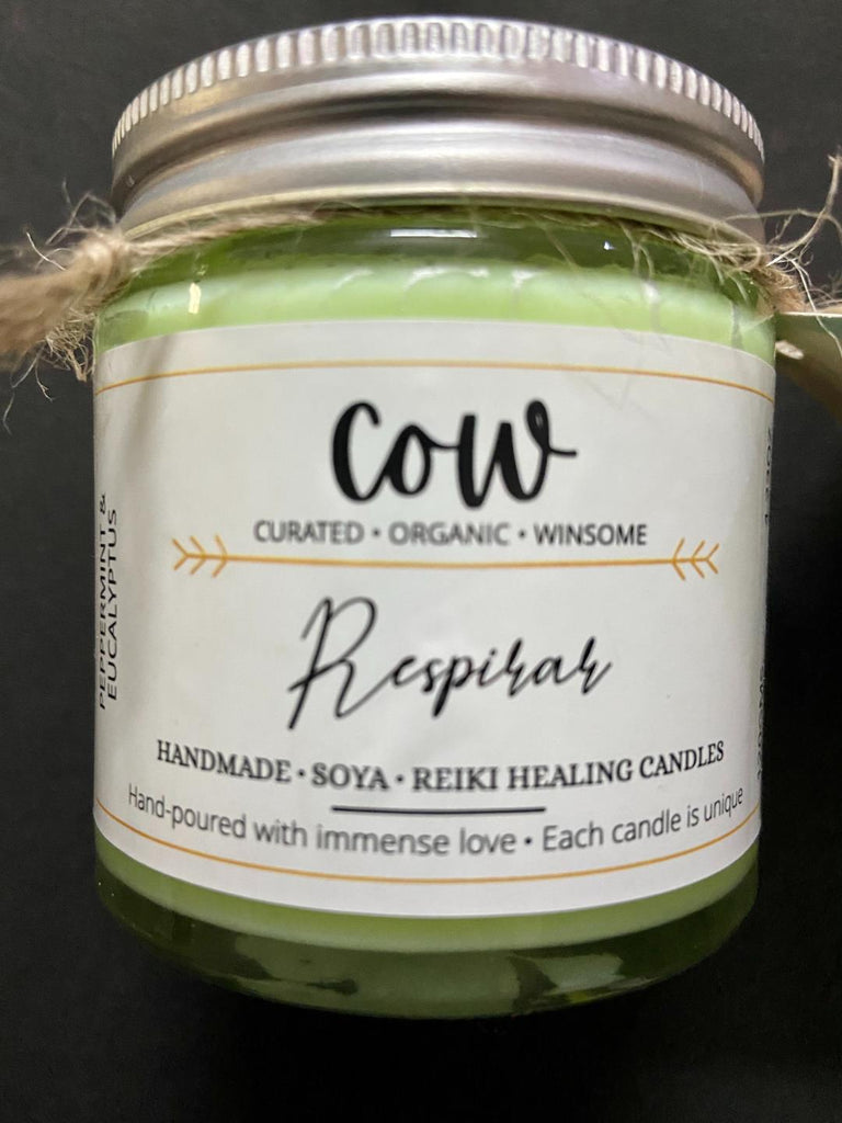 Cow Aroma Healing Candles - Respirar - Our Better Planet