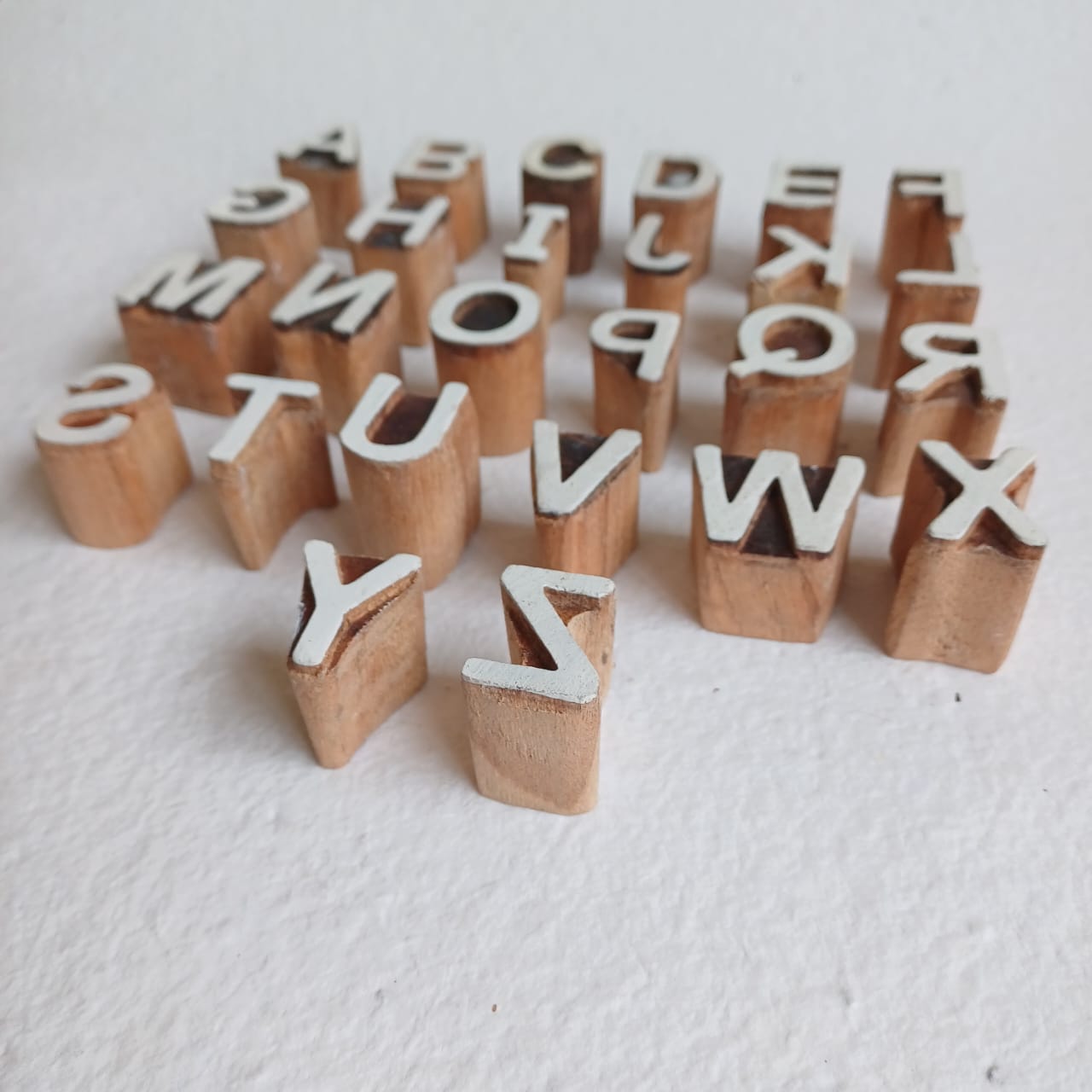 CRAFTY WOODEN BLOCKS ( ALPHABET SET ) - Our Better Planet