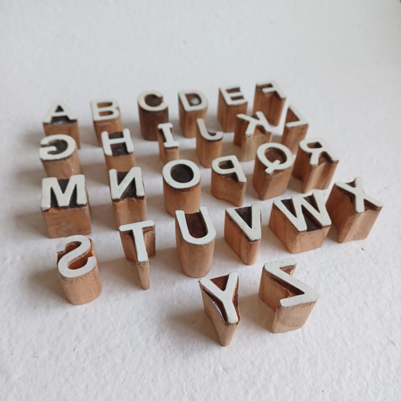 CRAFTY WOODEN BLOCKS ( ALPHABET SET ) - Our Better Planet