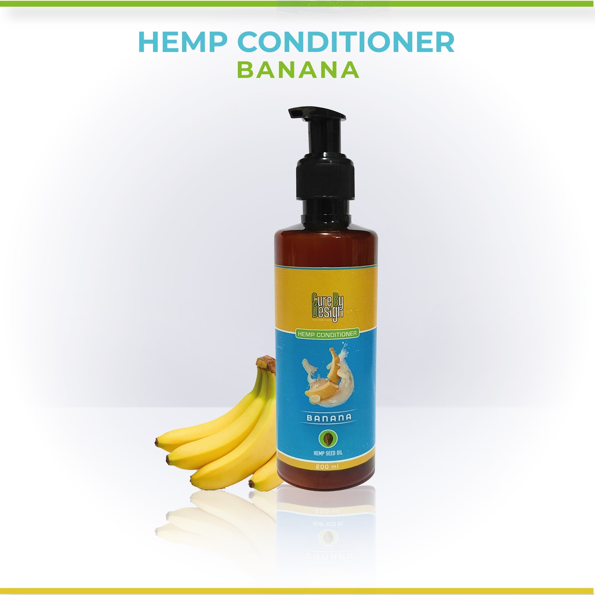 Cure By Design Hemp & Banana Conditioner - Our Better Planet
