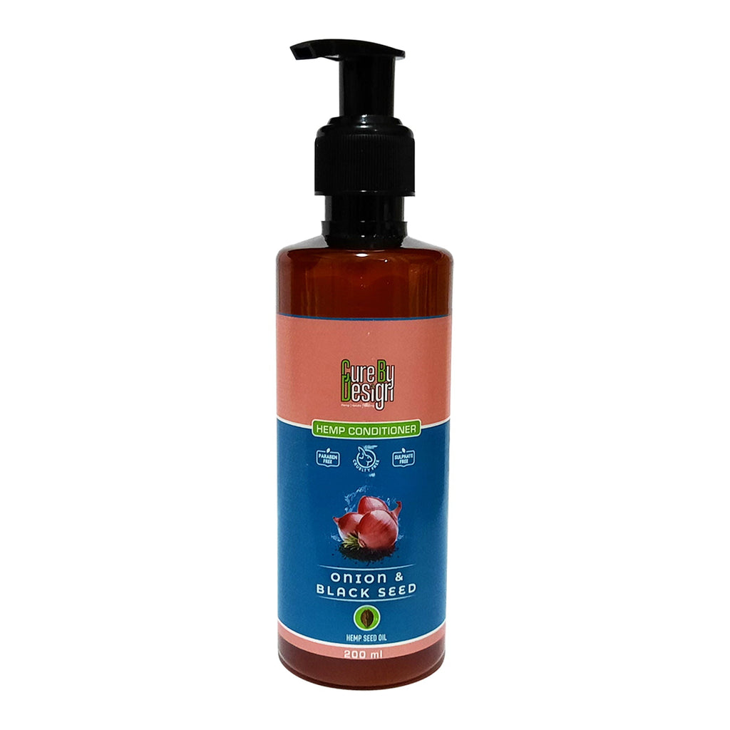 Cure By Design Hemp & Black Seed oil & Onion Conditioner - Our Better Planet