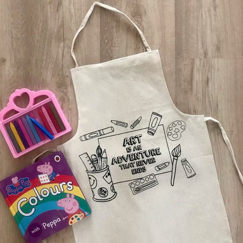 Do It Yourself Colouring Apron - Our Better Planet