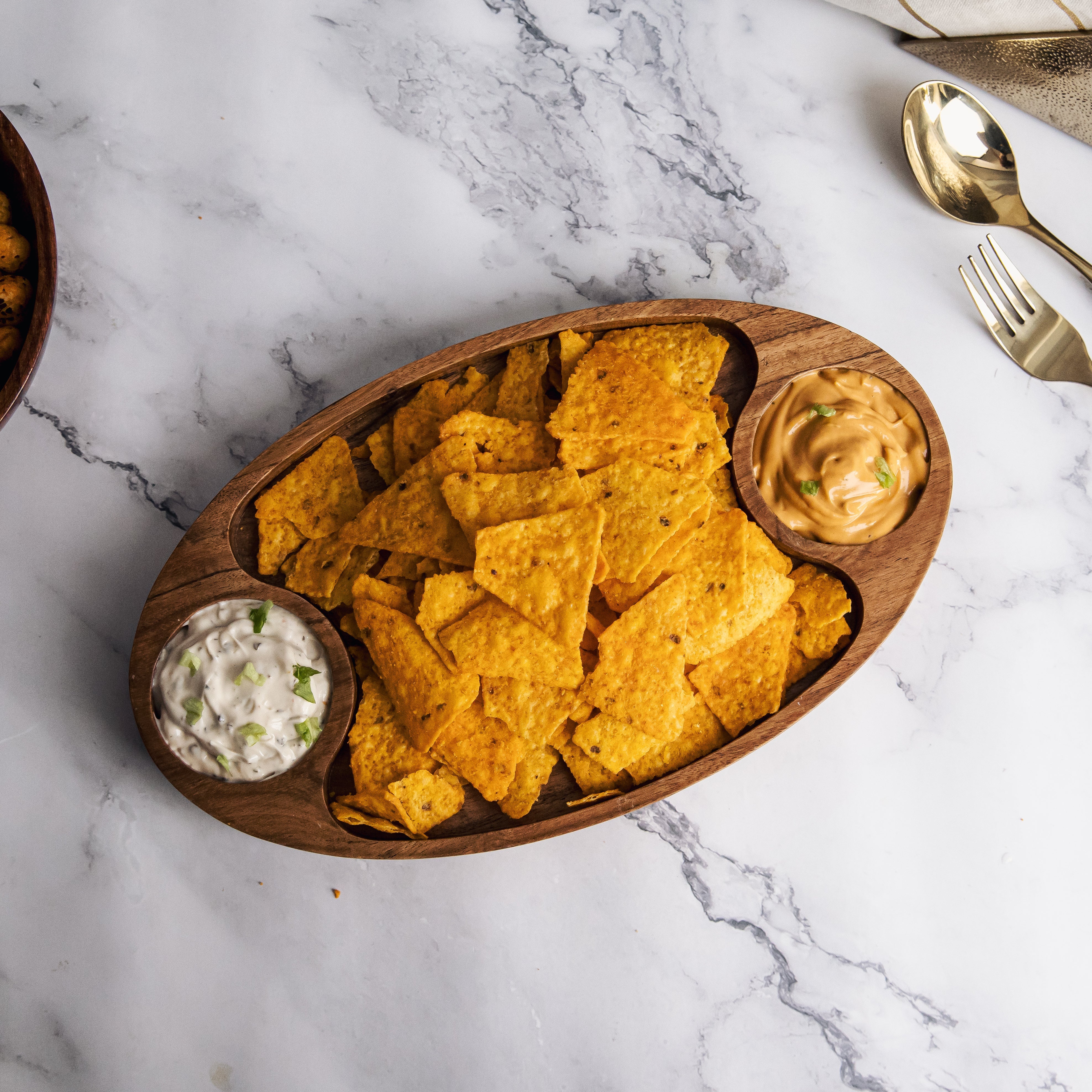 Domino Platter in Acacia Wood - Our Better Planet